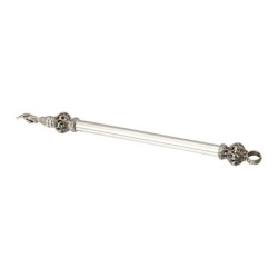 Traditional Sterling Silver Torah Pointer With Filigree Design